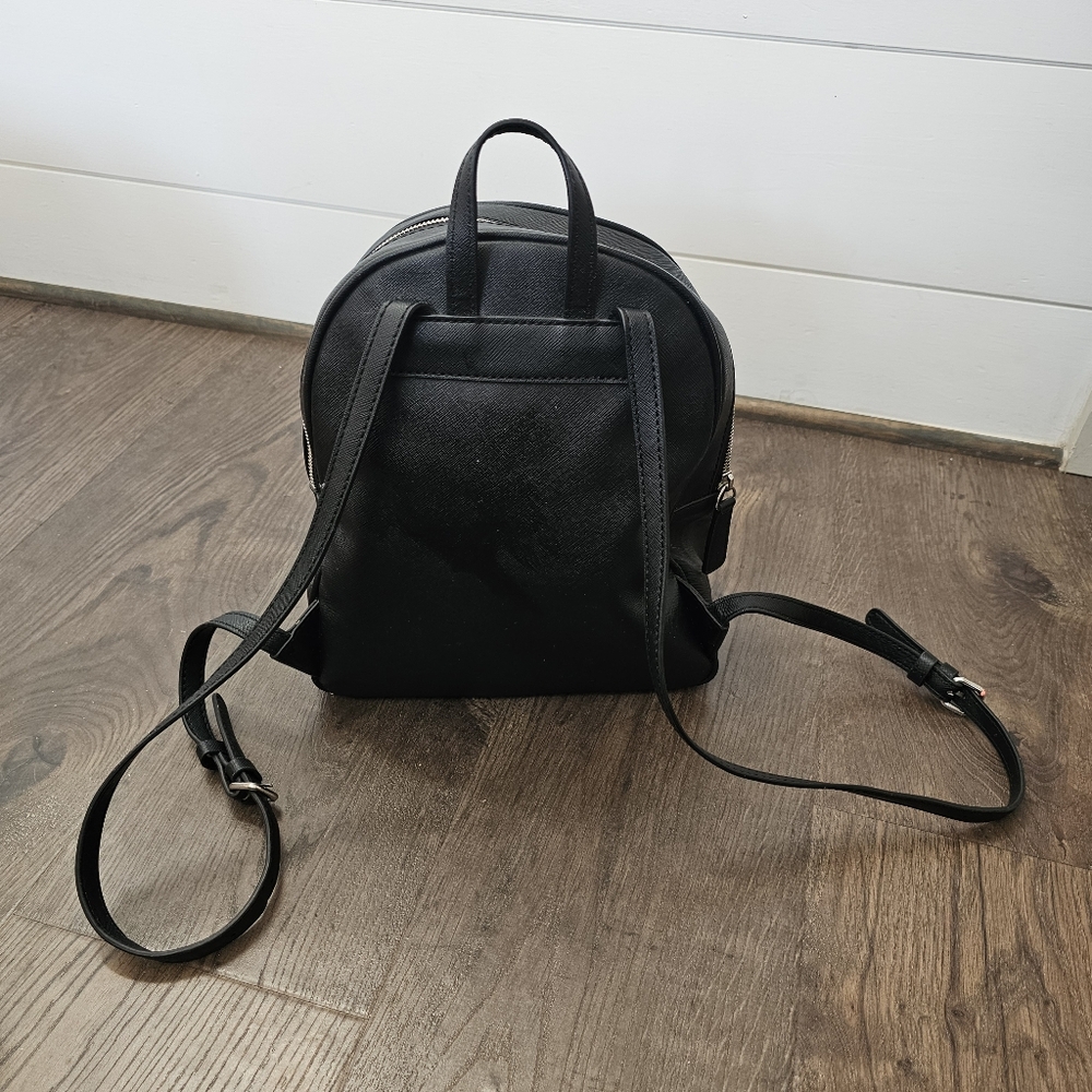 GUESS Black Backpack Purse - Picture 4 of 9